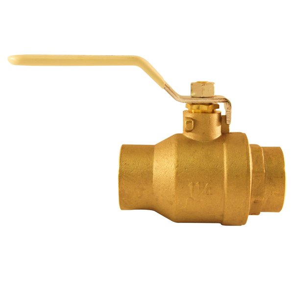 Tmg 1-1/4 in. Lead Free Brass SWT x SWT Ball Valve 94ALF20601TMG